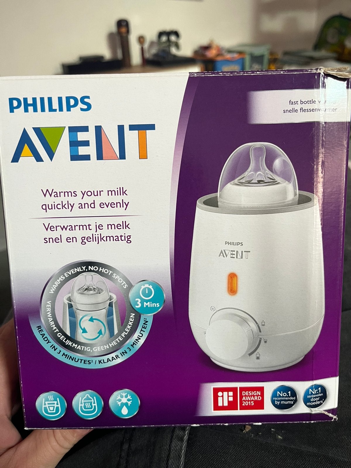Flessen verwarmer philips avent, Kinderen en Baby's, Ophalen, Zo goed als nieuw, Philips Avent