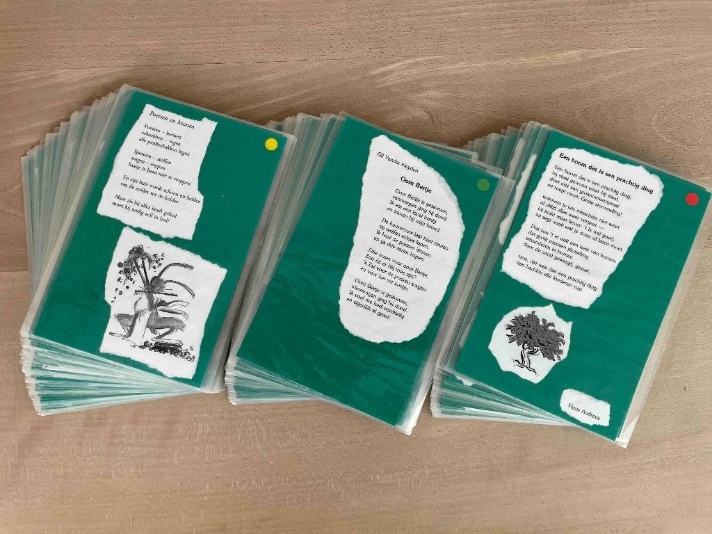 onderwijs: Lees, denk- en doekaarten, poëzie, insteekmapjes, Boeken, Kinderboeken | Jeugd | onder 10 jaar, Ophalen, Gelezen, Verschillende auteurs