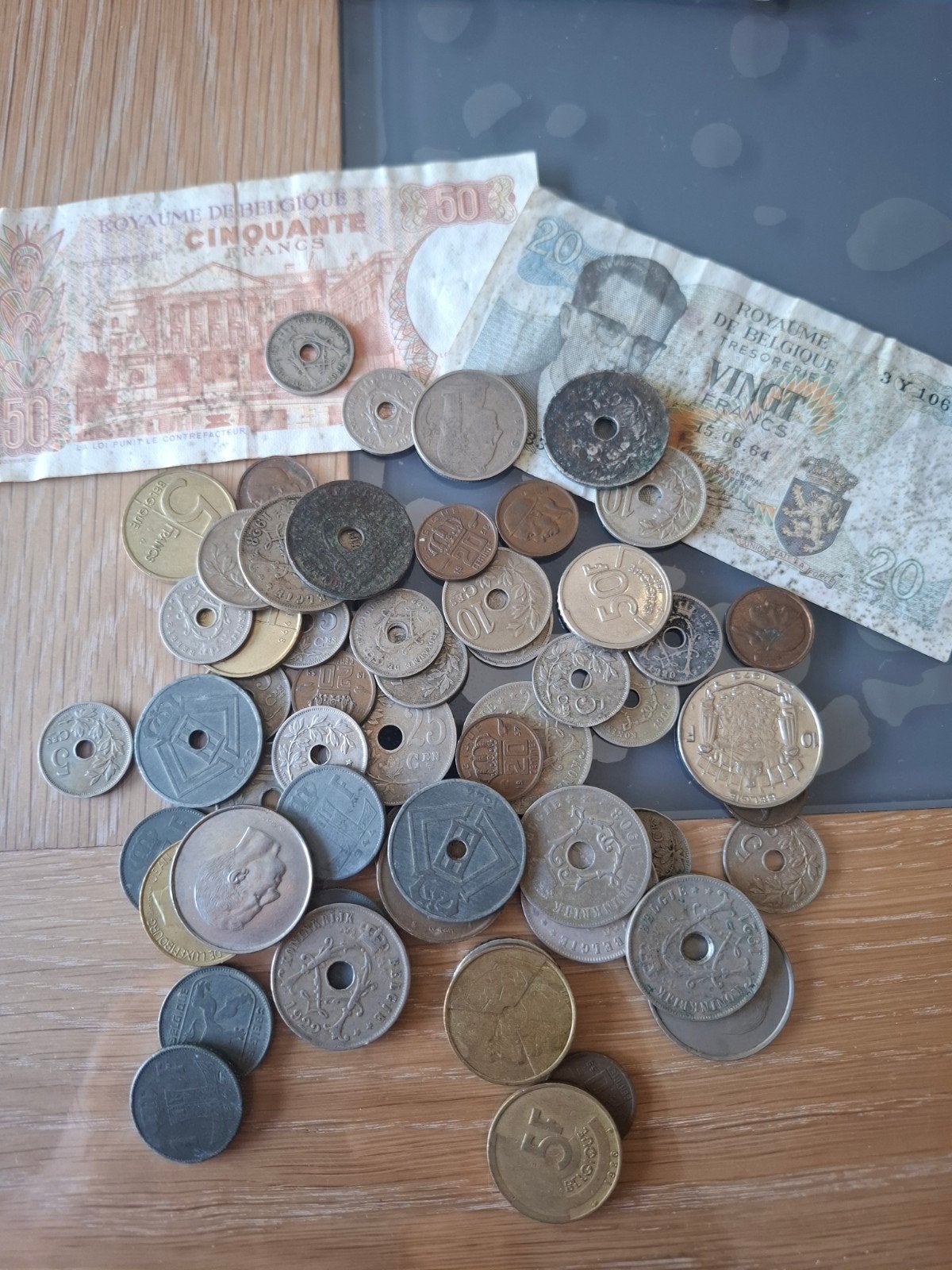 Pièces de monnaie et billets belge, Enlèvement ou Envoi, Monnaie