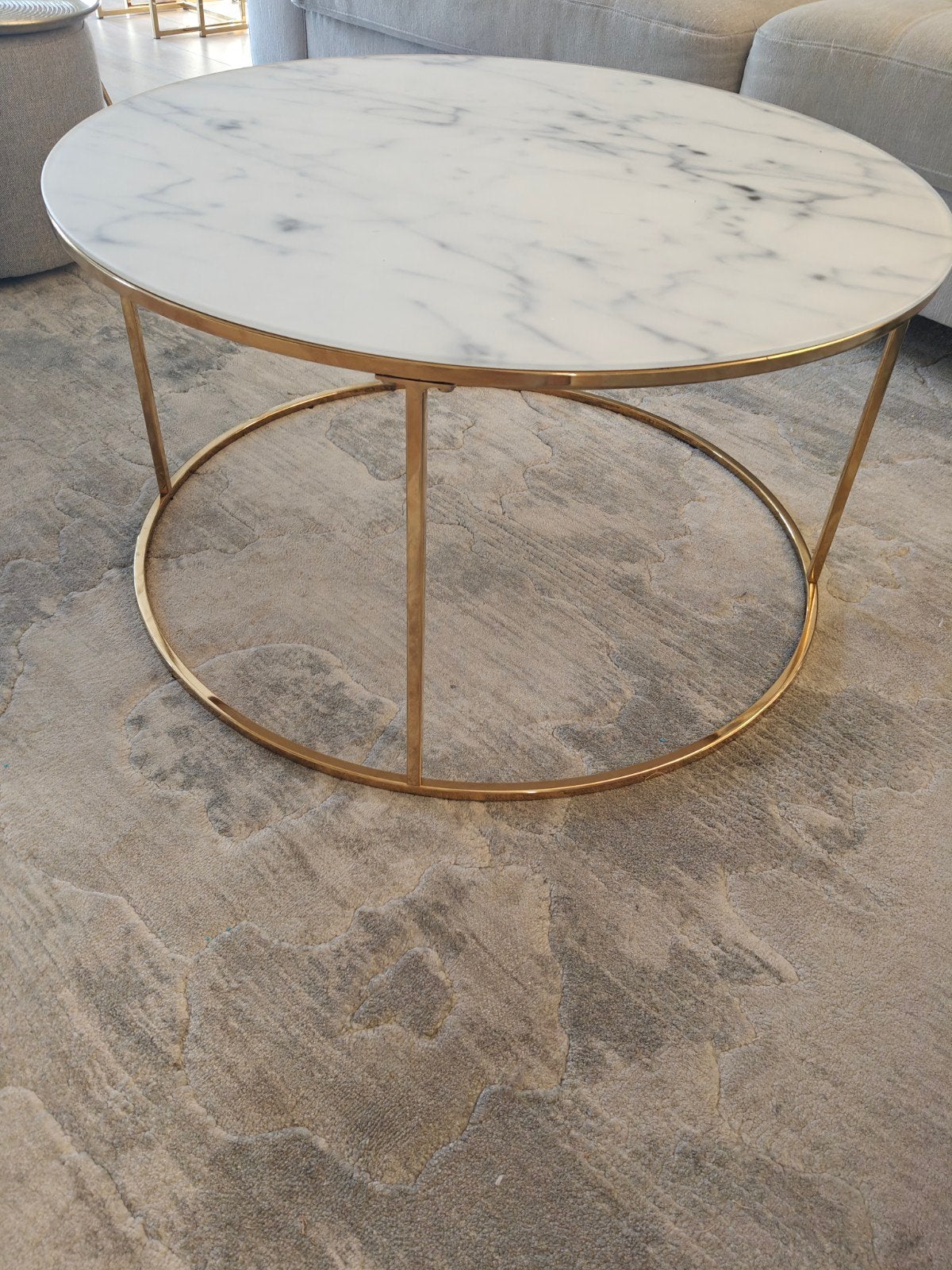 Salontafel, Huis en Inrichting, Ophalen, Overige materialen, Rond, 50 tot 100 cm