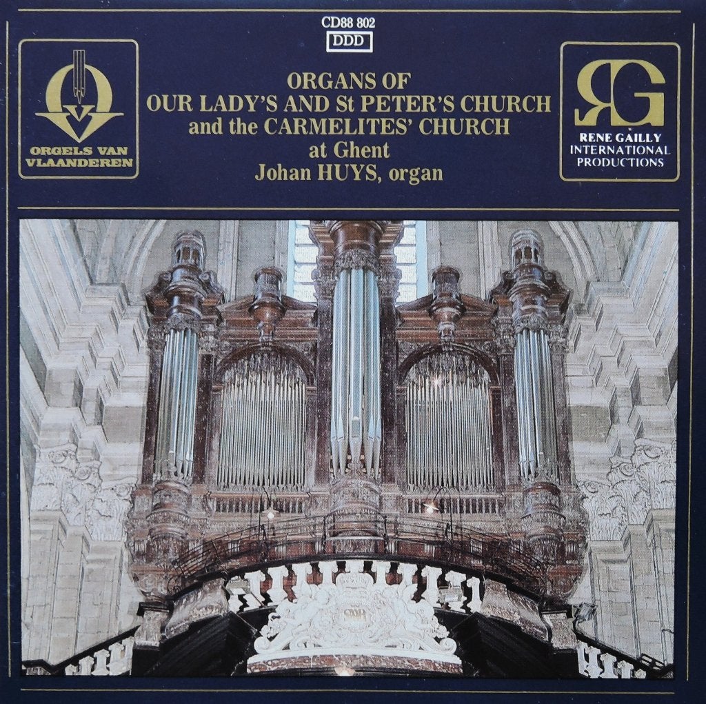 Orgels O-L-Vrouw-St Pieterskerk en Karmelietenkerk Gent- DDD, Cd's en Dvd's, Ophalen of Verzenden, Zo goed als nieuw, Soloconcert