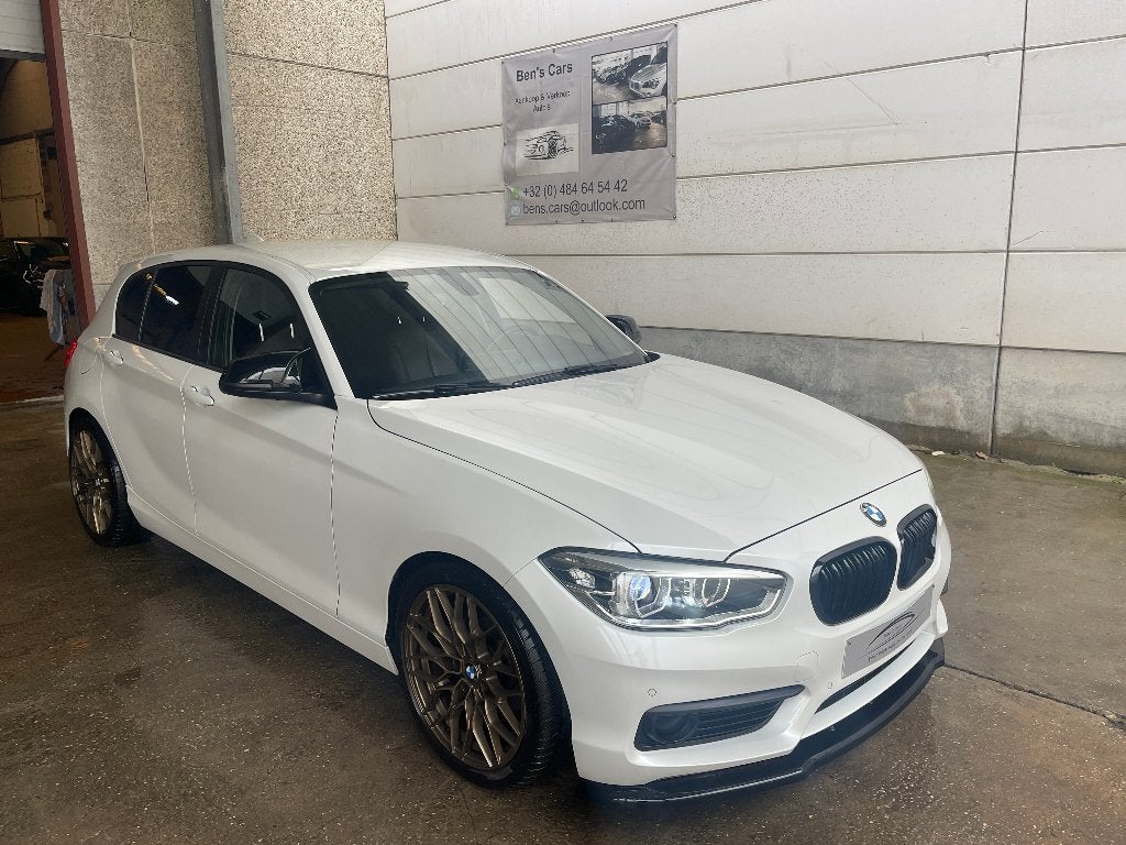 Bmw 116i Sport  *Gps/Leder/Led *, Auto's, BMW, 1 Reeks, Wit, Leder, Bedrijf