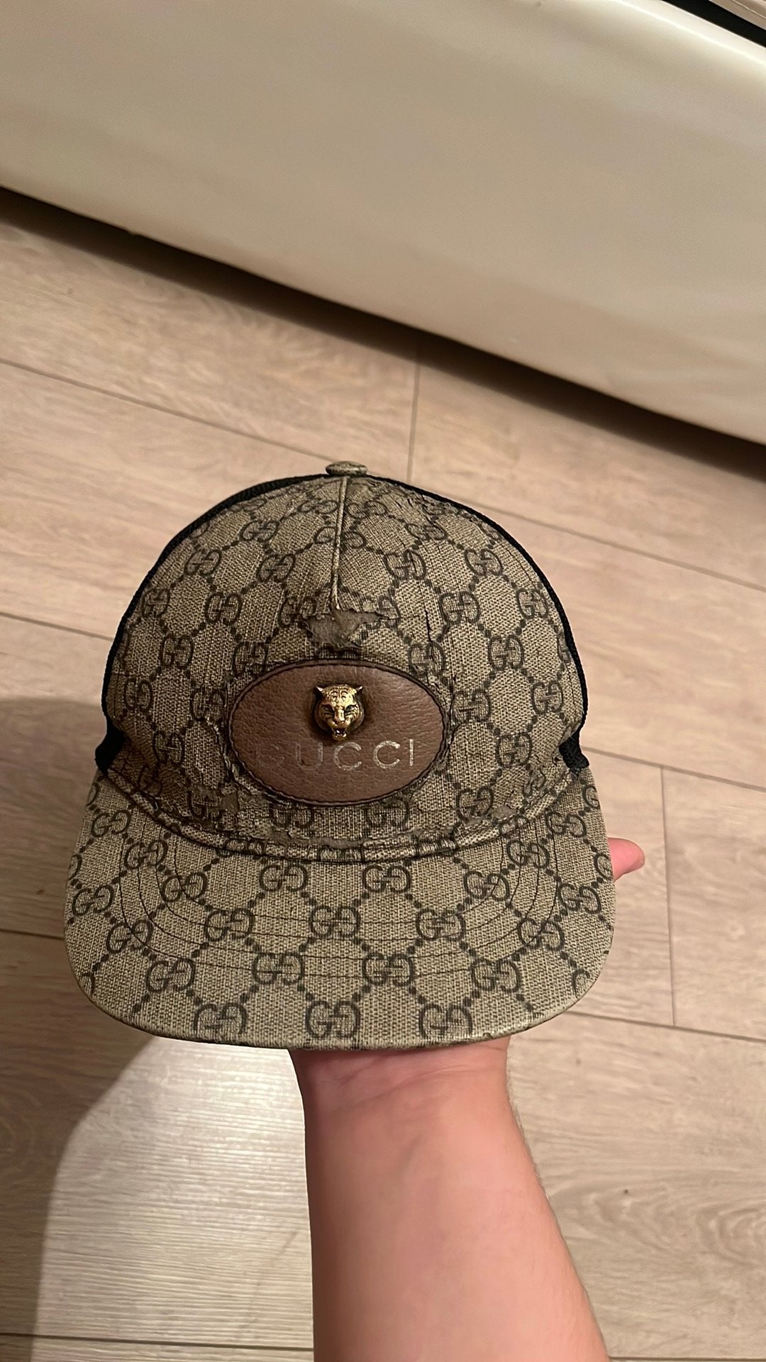 Casquette gucci plaquette, Enlèvement ou Envoi, Comme neuf, Casquette