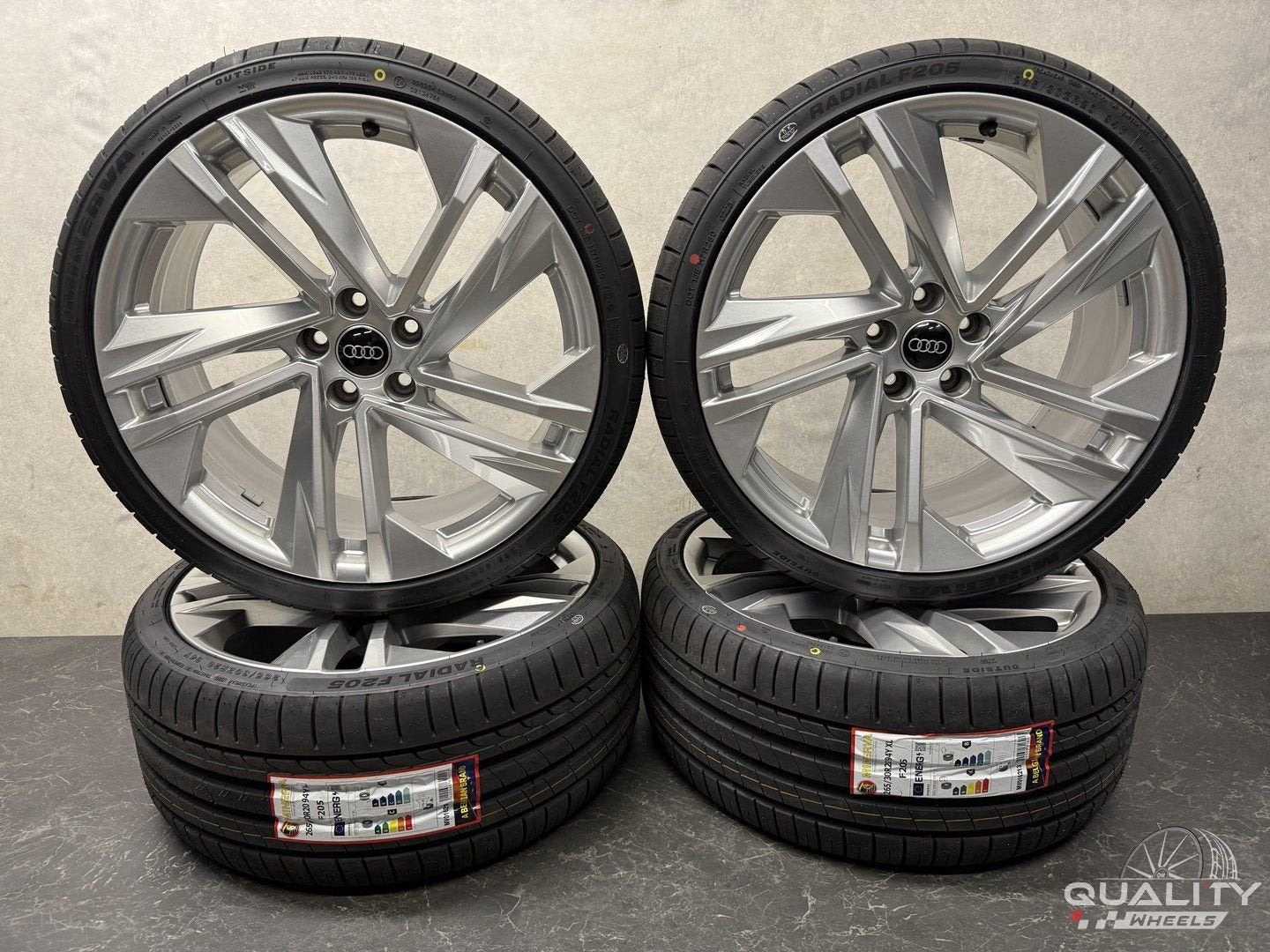 20” Org Audi A5 S5 2007-2026, RS4 B8 Velgen + Banden 265/30/, Auto-onderdelen, Gebruikt, -, 265 mm, -