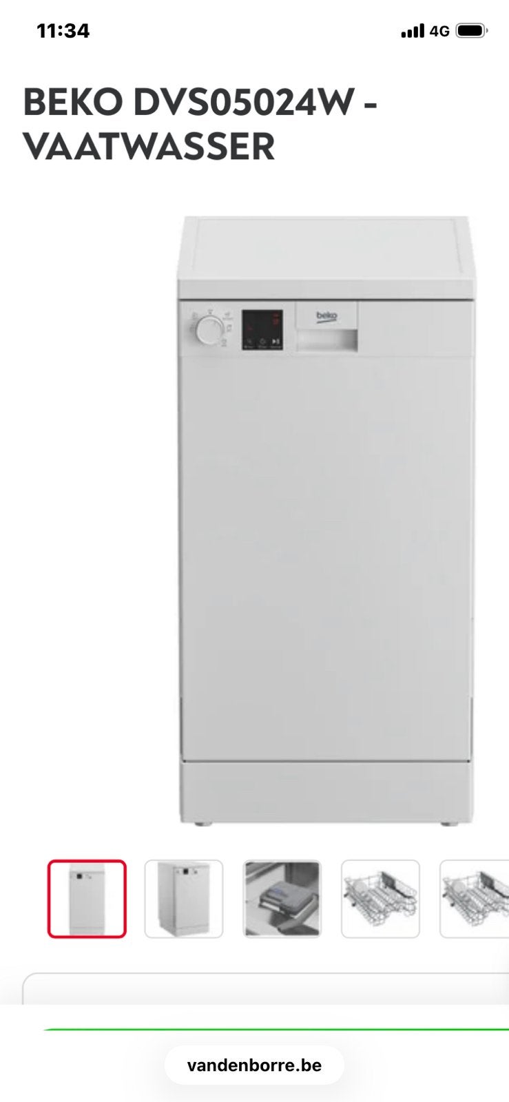 Vaatwasser beko, Elektronische apparatuur, Ophalen, Nieuw