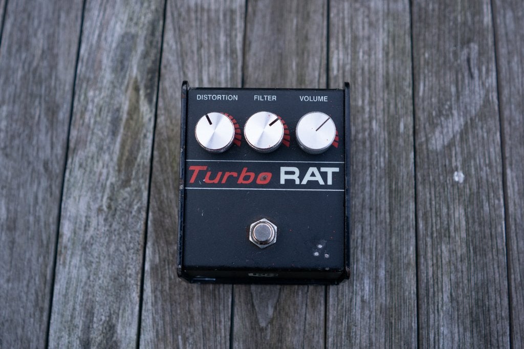 TURBORAT - PROCO 1994 LM308N Woodcutter, Ophalen of Verzenden, Gebruikt, Distortion, Overdrive of Fuzz