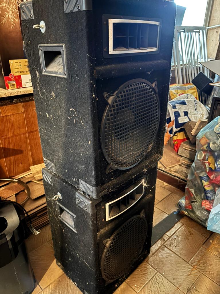 2x passieve speaker, Audio, Tv en Foto, Luidsprekerboxen, Ophalen, Gebruikt, Overige merken