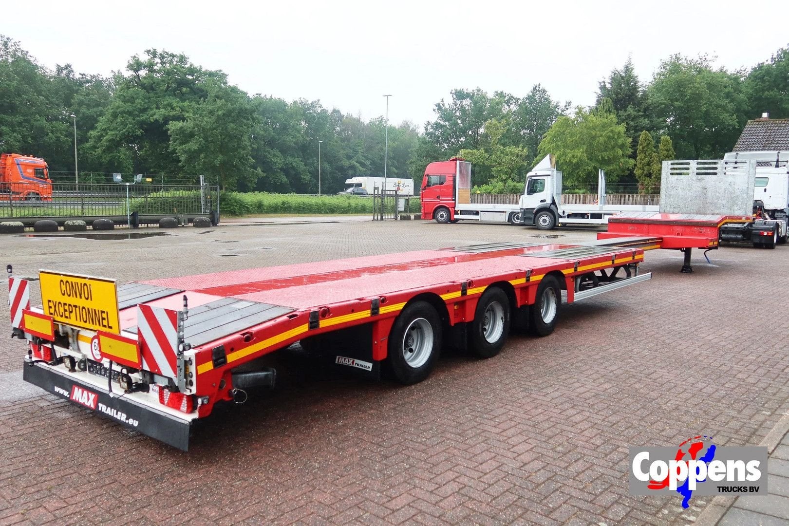 MAX Trailer Max 100-F-S43-1AAF Uitschuifbaar 450cm, Auto's, Vrachtwagens, Bedrijf, Te koop, Aanhangers en Opleggers