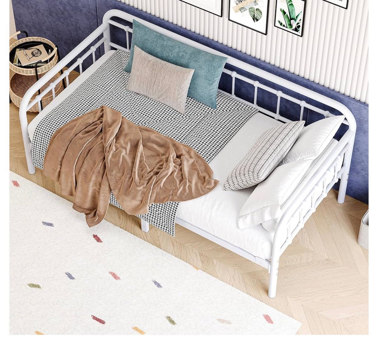Lit une personne IKEA, 90 cm, Enlèvement, Blanc, Une personne