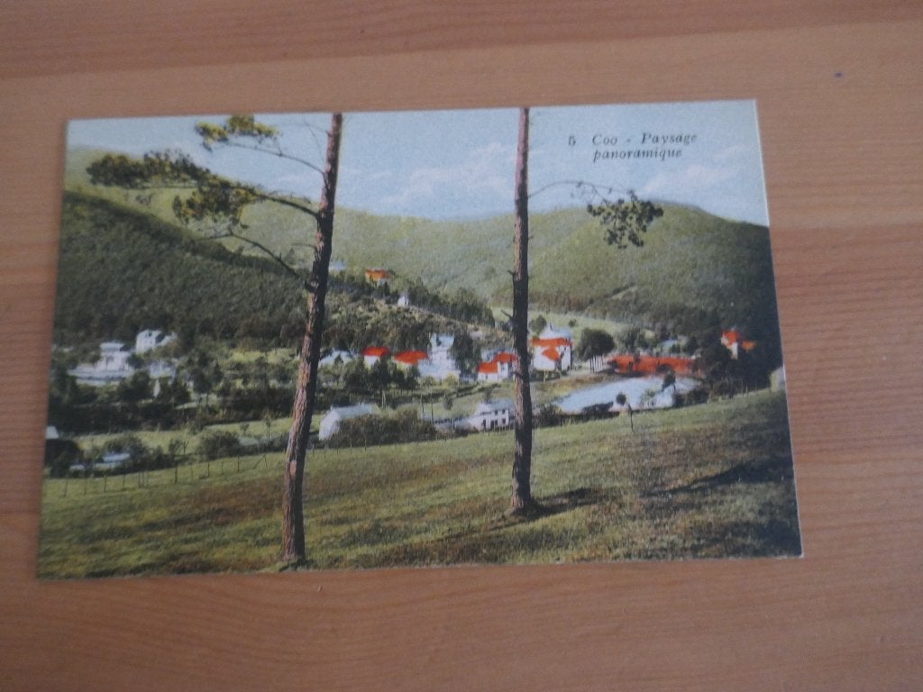 stavelot coo paysage panoramique, Ophalen of Verzenden, Ongelopen, Luik