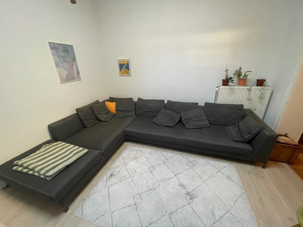 Grote hoekzetel van Minotti, 100 à 125 cm, Banc d'angle, Enlèvement, Utilisé