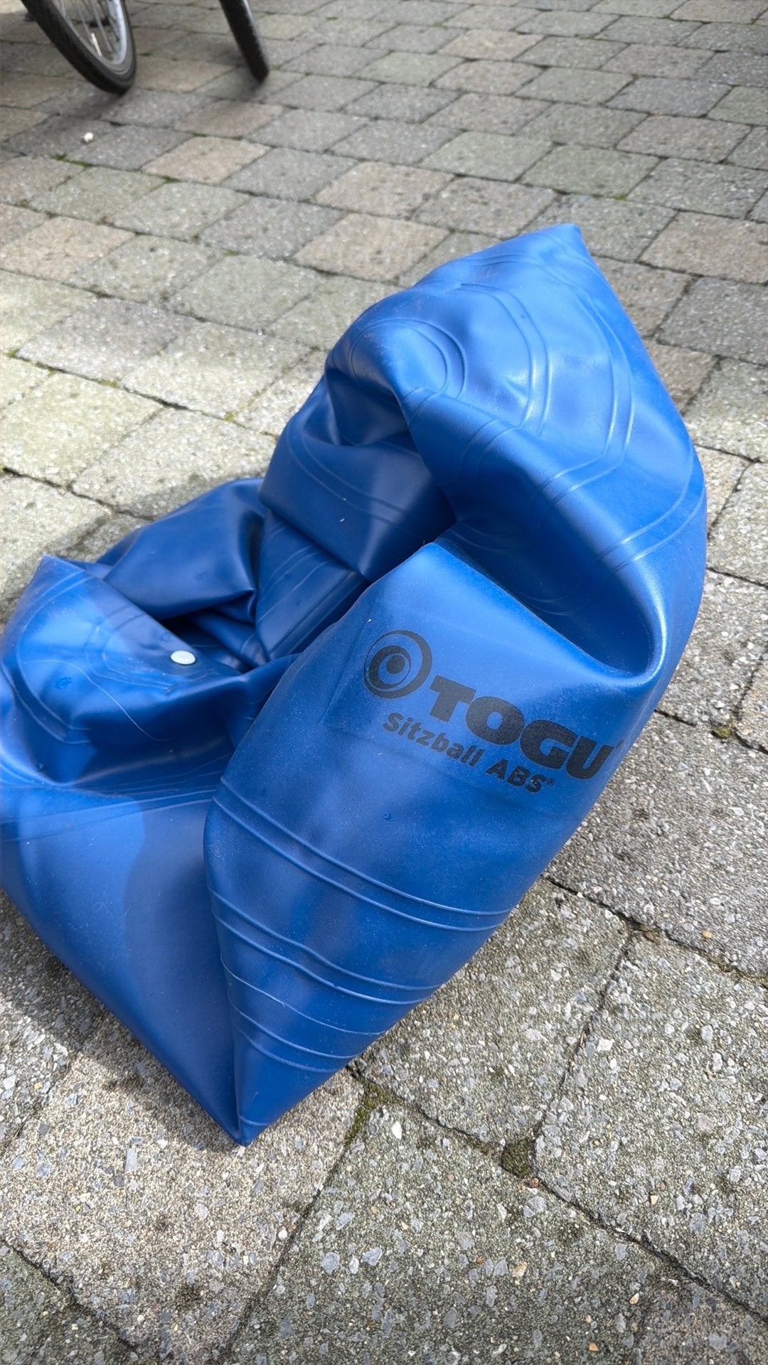 Zitbal blauw met Togu, Ophalen, Zo goed als nieuw, Blauw