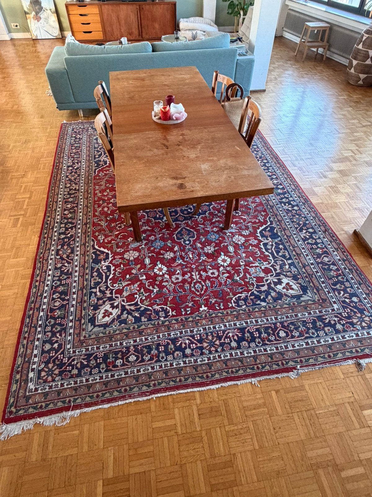 Tapis persan, 200 cm ou plus, 200 cm ou plus, Enlèvement, Utilisé
