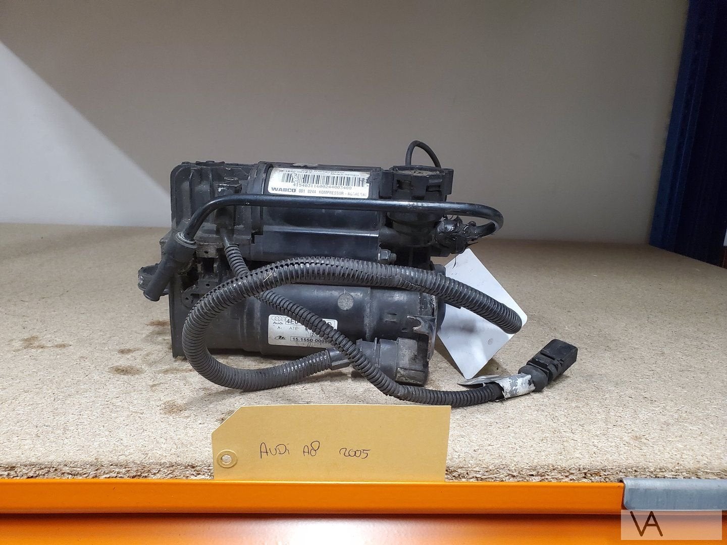 Audi A8 2002 - 2010 compressor luchtvering 4e0616005d €200, -, Audi, Utilisé, -