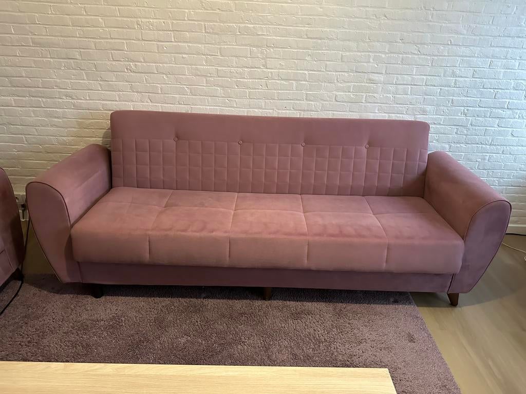 Zetels met slaapfunctie en opbergruimte, Huis en Inrichting, Ophalen, Gebruikt