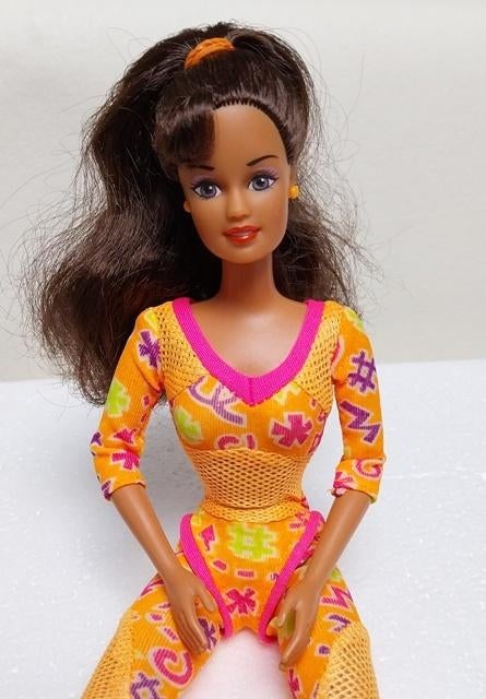 Vintage Barbie Workin' Out Teresa (1996), Ophalen of Verzenden, Zo goed als nieuw, Barbie