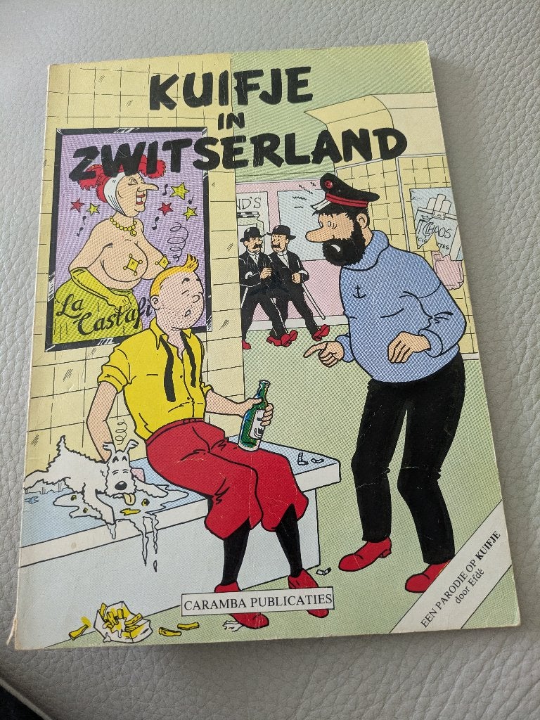 Kuifje in Zwitserland, Boeken, Eén stripboek, Ophalen of Verzenden, Gelezen