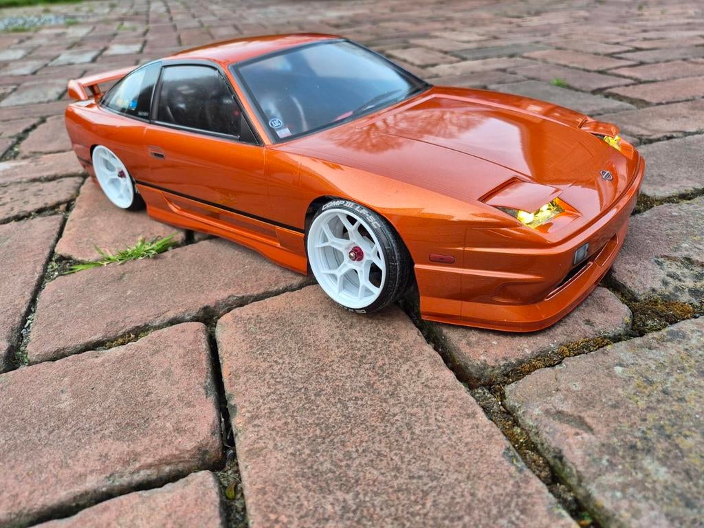 Rc drift body Nissan 180sx, Hobby en Vrije tijd, Ophalen