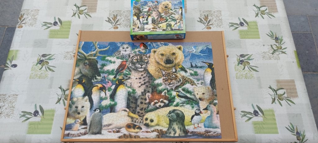 Puzzel king 1000 stukjes, Hobby en Vrije tijd, Ophalen, 500 t/m 1500 stukjes, Zo goed als nieuw, Legpuzzel