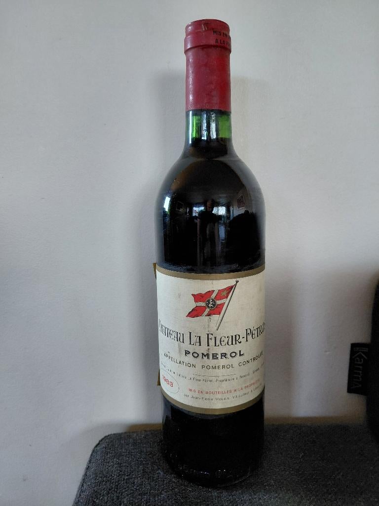 Fles chateau la fleur petrus pomerol 1983, Frankrijk, Nieuw, Ophalen of Verzenden, Rode wijn