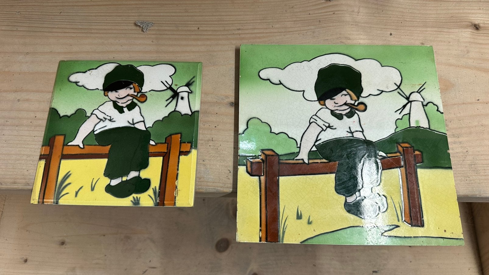 Art Nouveau tegels 15x15 & 20x20, Doe-het-zelf en Bouw, Tegels, Ophalen of Verzenden, Zo goed als nieuw, Wandtegels