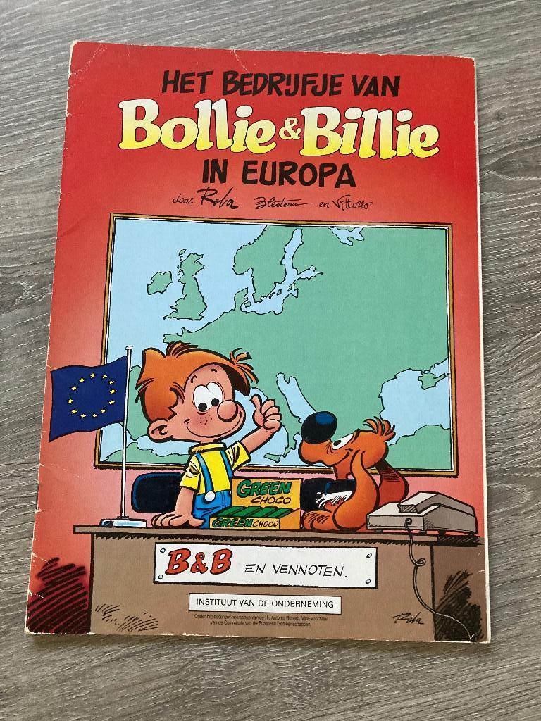 Strip Bollie & Billie in Europa, Eén stripboek, Ophalen, Gelezen