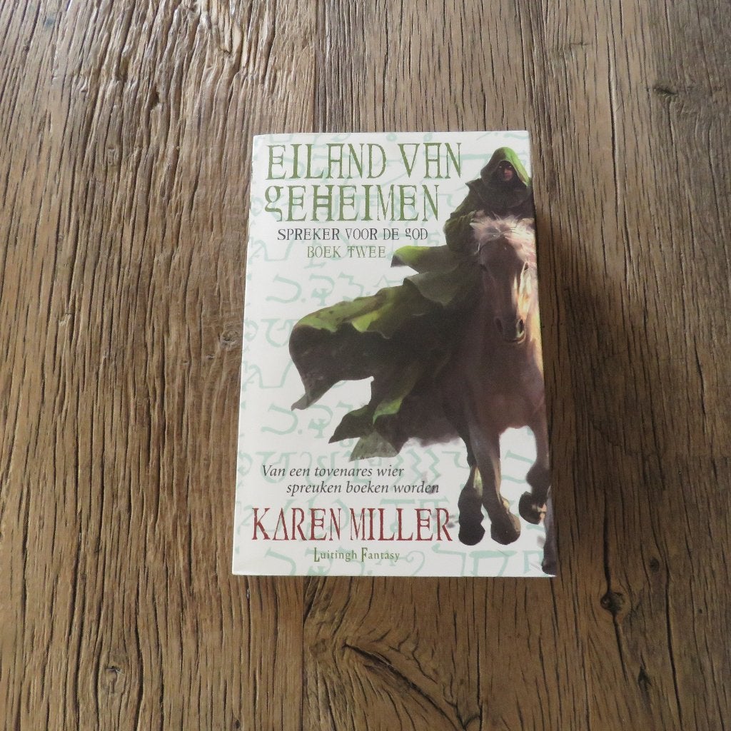Karen Miller Eiland van Geheimen Spreker voor de God Boek 2, Ophalen of Verzenden