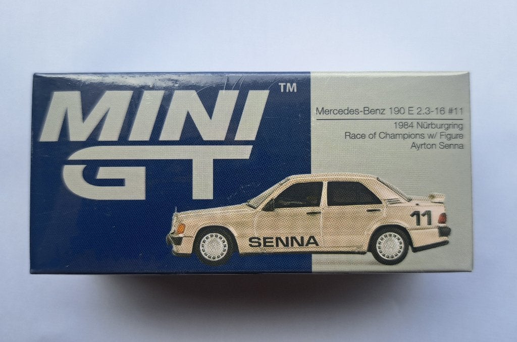 Mercedes-Benz 190E evo Ayrton Senna Mini GT, Neuf, Enlèvement ou Envoi, Voiture, Mini GT