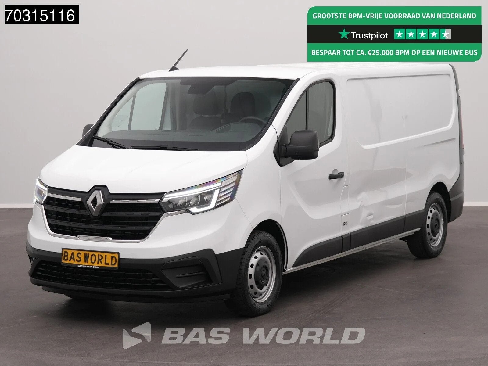 Renault Trafic 130pk L2H1 LED Airco Cruise Parkeersensoren E, Auto's, Bestelwagens en Lichte vracht, Multifunctioneel stuurwiel