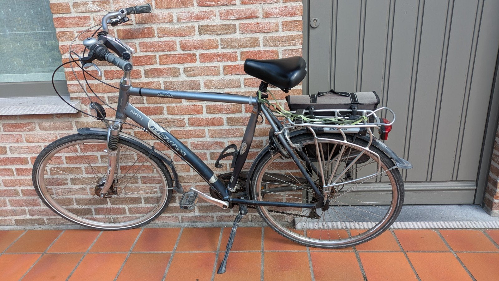 fiets stadsfiets herenfiets 28 inch, maat 62, 10 à 15 vitesses, Frein à tambour, Batavus, Enlèvement