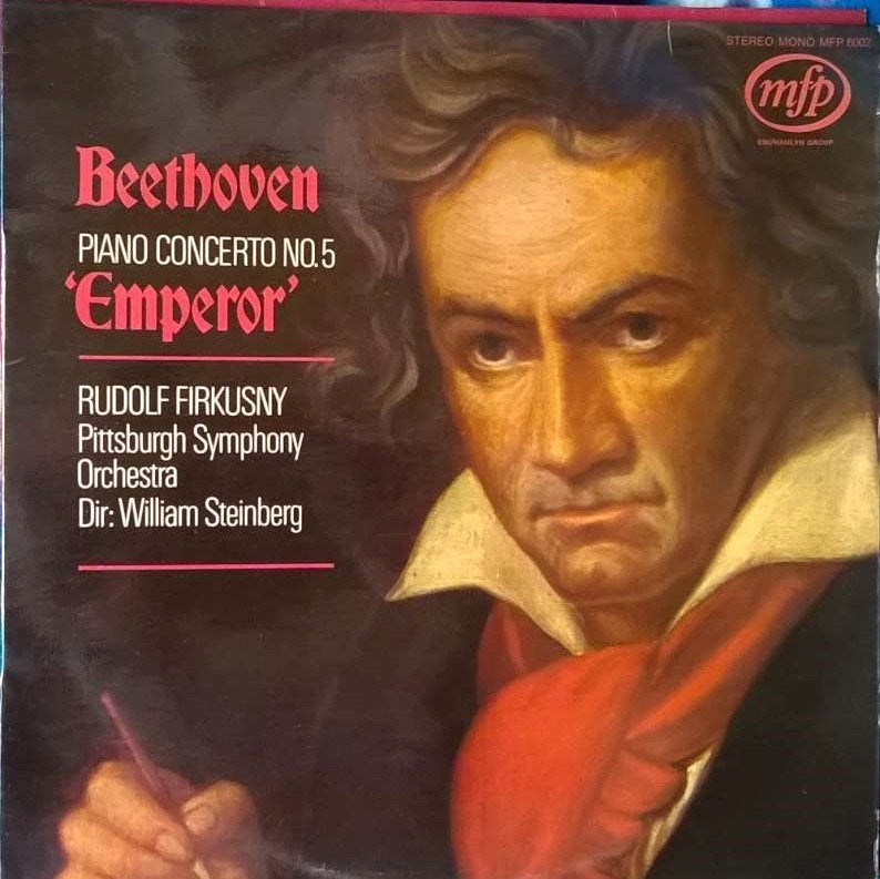 LP Ludwig Van Beethoven “ Emperor”, LP, Ophalen of Verzenden, Zo goed als nieuw, Complilatie