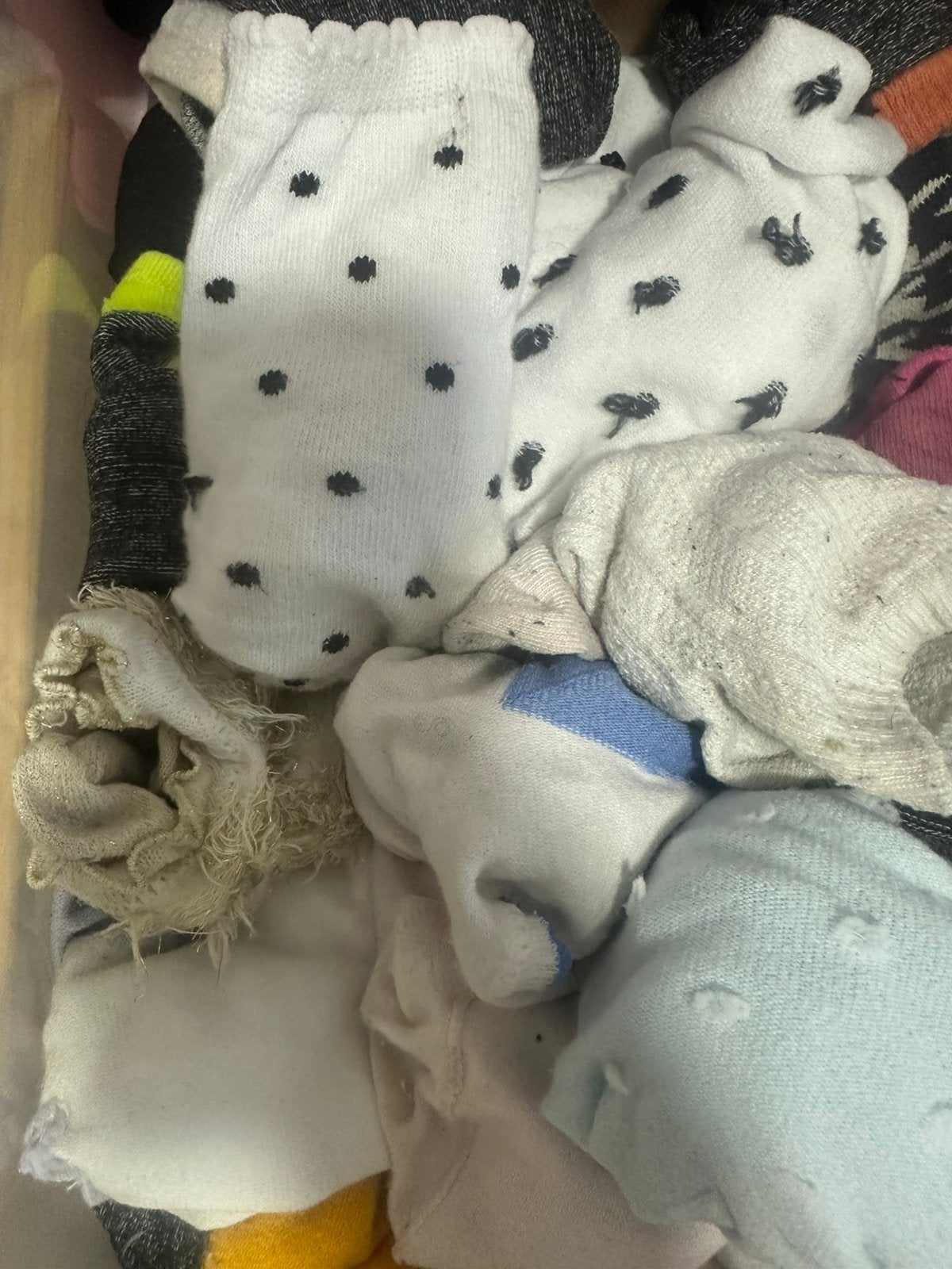 Lot de chaussettes enf4nts sales, Envoi, Utilisé, Chaussettes