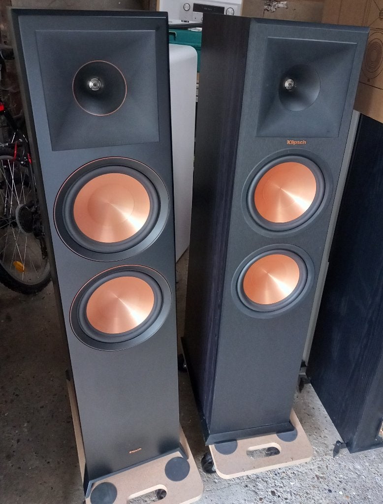 1 KLIPSCH RP 280 -  CERISE   +   1 KLIPSCH R 8000 F - NOYER, TV, Hi-fi & Vidéo, Enceintes, Enlèvement, Neuf, Enceinte colonne
