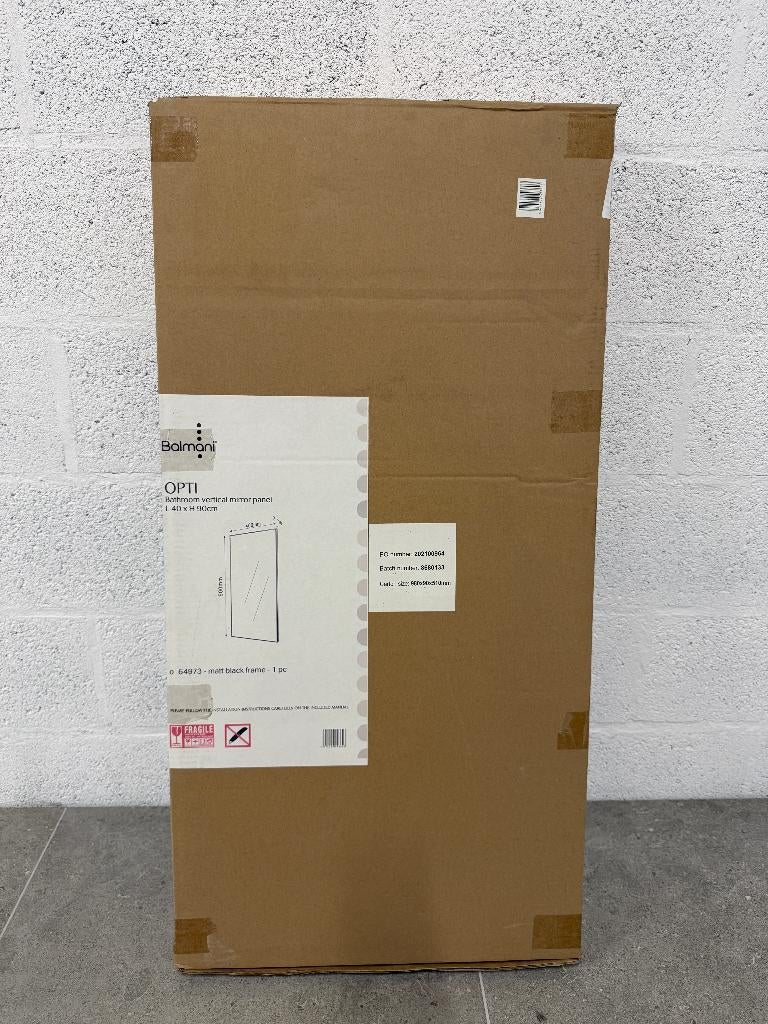 Balmani Opti miroir toilette 40 x 90 cm, Huis en Inrichting, Minder dan 50 cm, Nieuw, Ophalen of Verzenden, Minder dan 100 cm