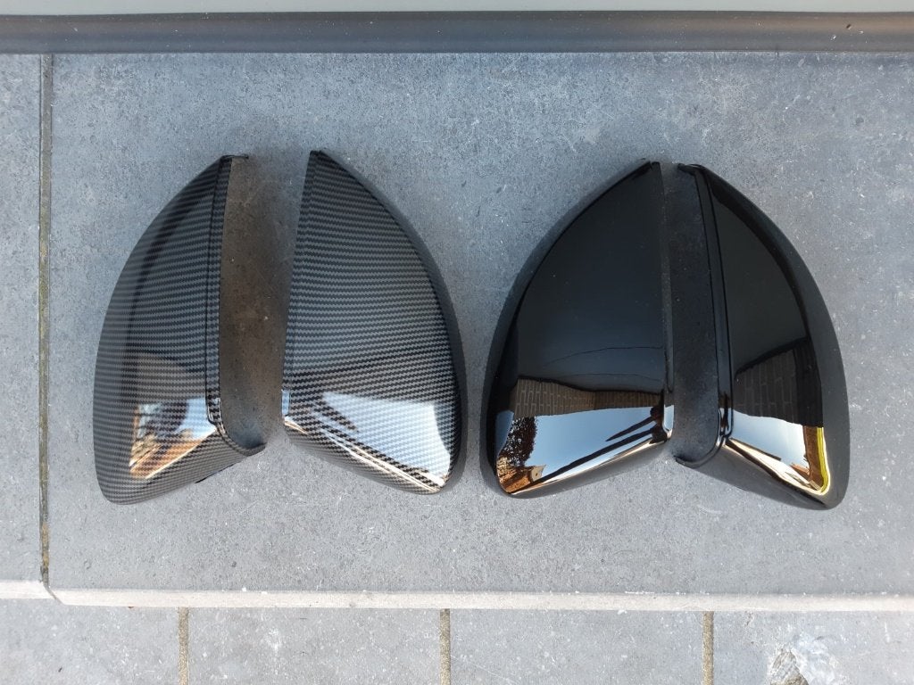 Carbon of Blinkend zwarte spiegelkappen voor Audi A3 RS3 S3, Ophalen of Verzenden, Nieuw, Audi