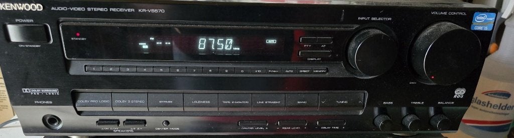 kenwood tuner verst. type kr-V5570 en boxen, Ophalen, Gebruikt, Overige merken
