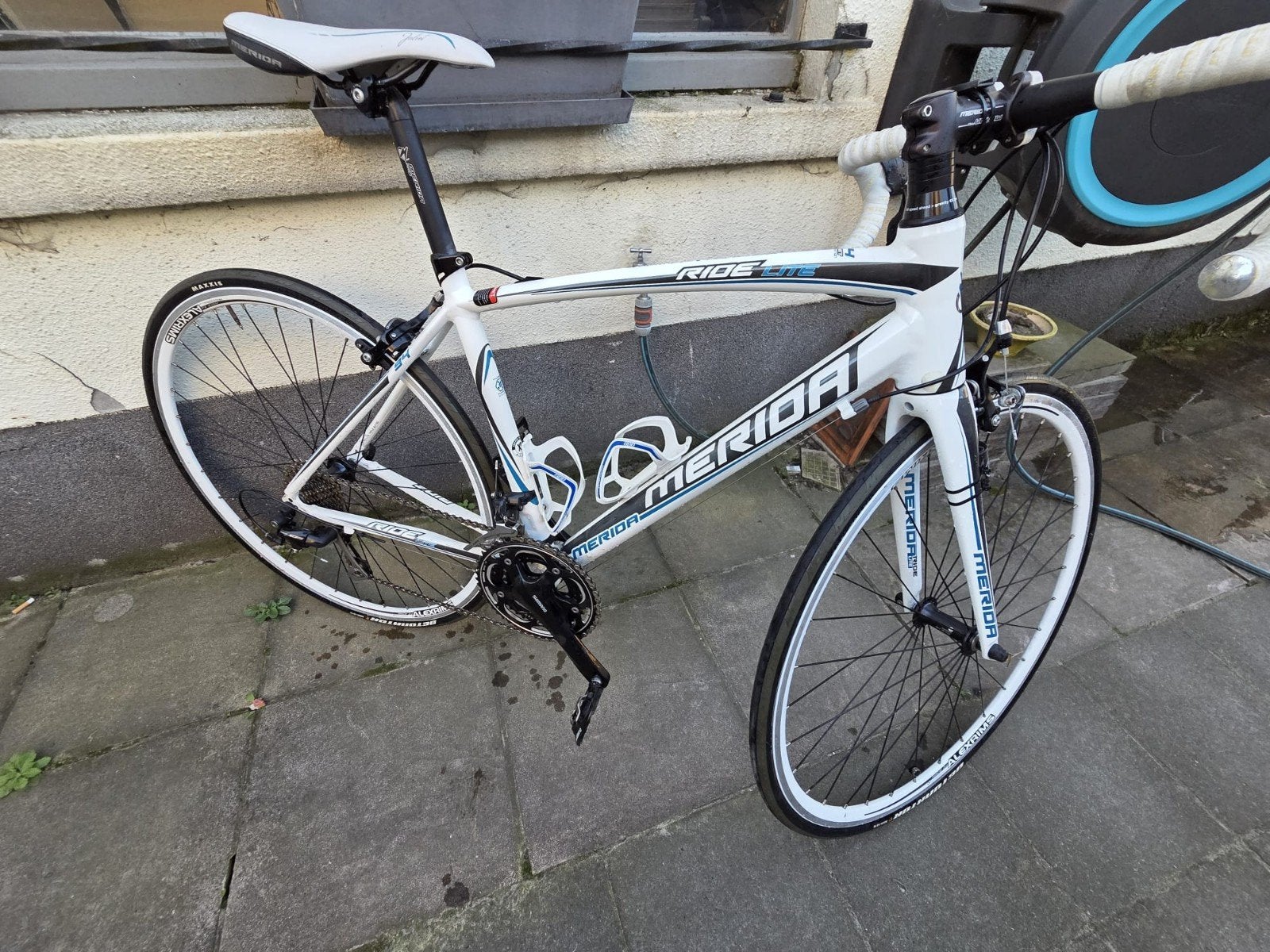 racefiets Merida vrouwenmodel. shimano 105 maat 52, 28 inch, Velgrem, Aluminium, 49 tot 53 cm
