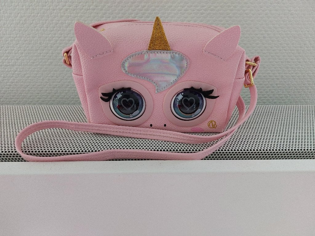Purset Pets - Glamicorn Eenhoorn Interactieve Tas En Knuffel, Kinderen en Baby's, Kindermode-accessoires, Zo goed als nieuw, Tas