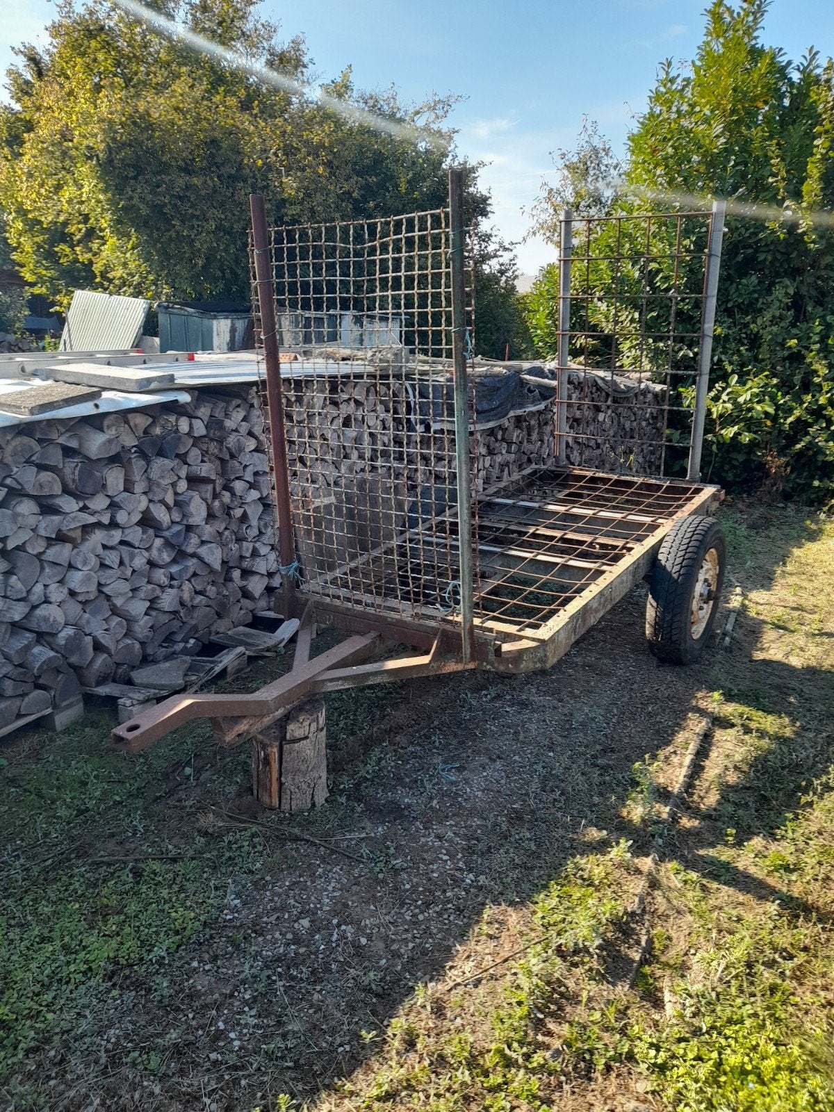 remorque à bois, Articles professionnels, Enlèvement