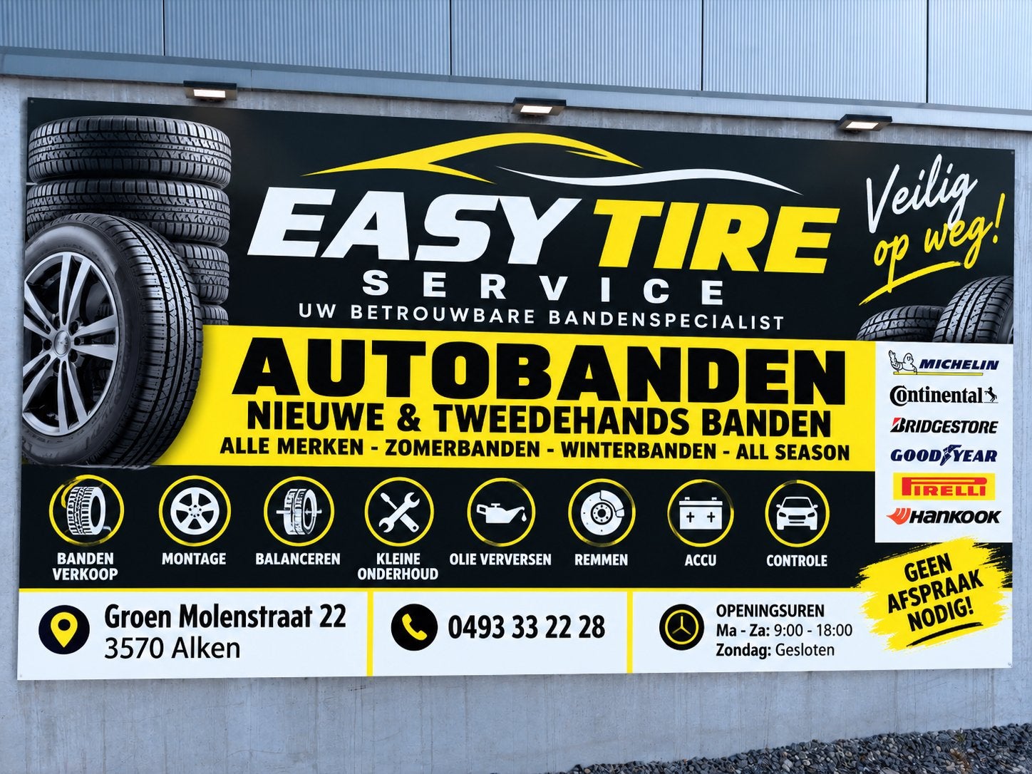 Topkwaliteit  Top banden  Topprijs  Topservice