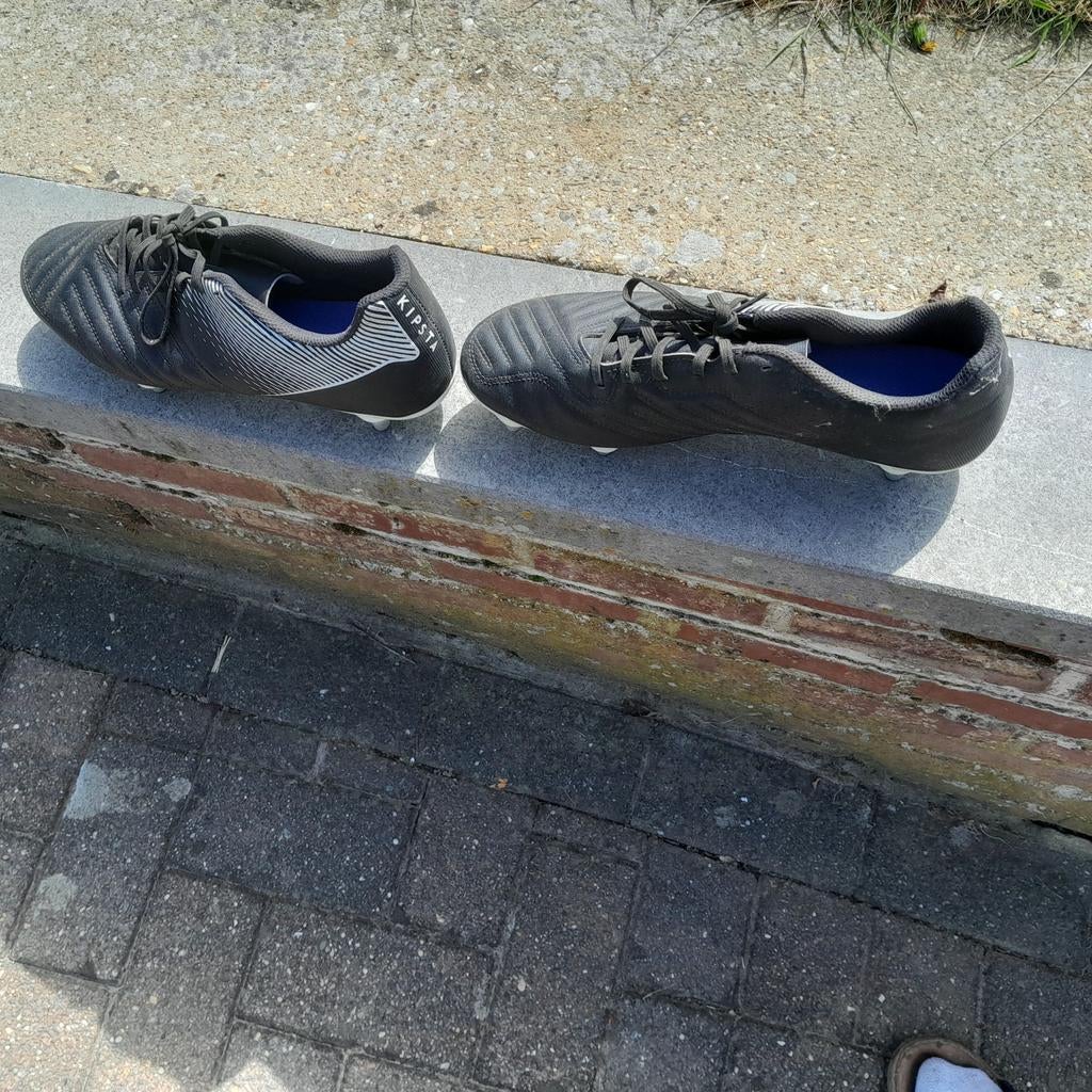 Lederen voetbalshoes, Sport en Fitness, Ophalen