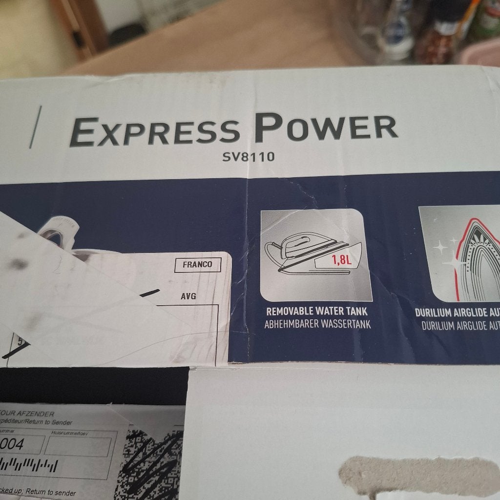 tefal express power sv8110, Electroménager, Fers à repasser & Planches à repasser, Enlèvement, Neuf, Fer à repasser avec cordon