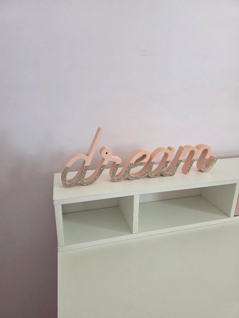 Letters 'dream' decoratie kinderkamer, Enlèvement, Comme neuf