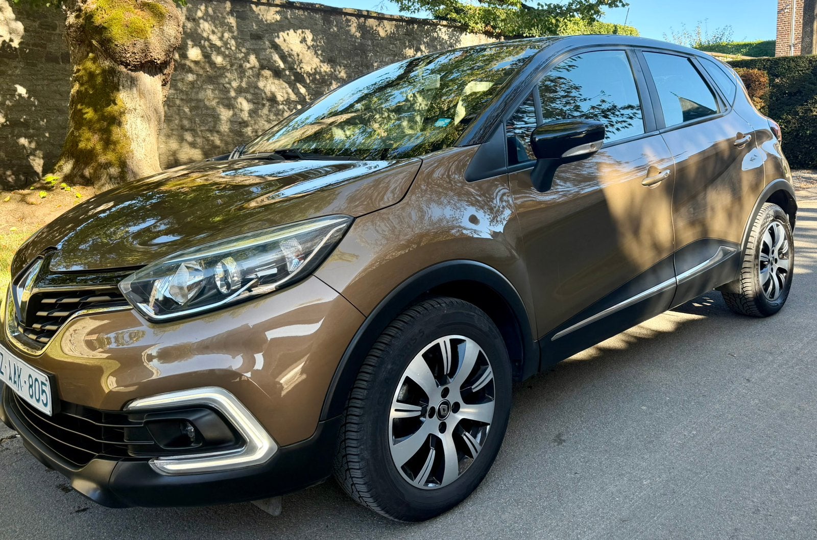 RENAULT CAPTUR 1.5DCI 2018 Euro6B 143.000 km, Auto's, Voorwielaandrijving, Stof, 4 cilinders, Bruin