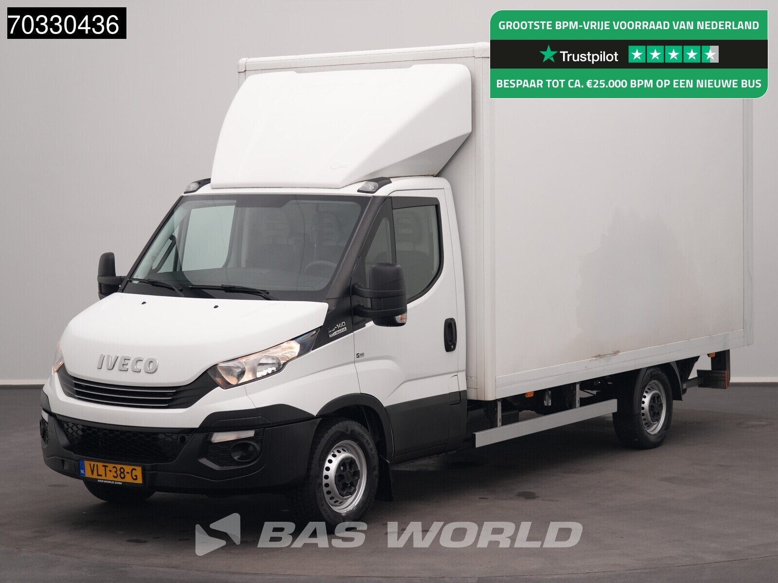 Iveco Daily 35S14 Automaat Laadklep Zijdeur Bakwagen Airco C, Autos, Camionnettes & Utilitaires, Achat, Euro 6, Entreprise, Diesel