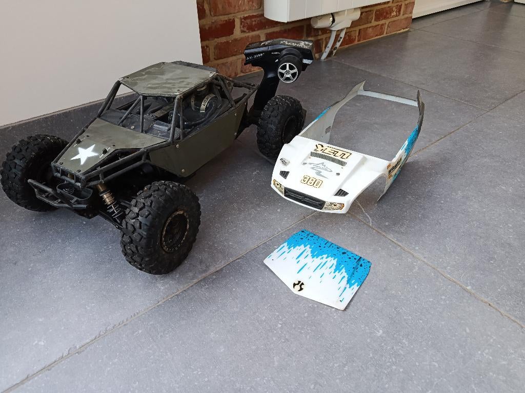 Axial yeti, Hobby en Vrije tijd, Auto offroad, Zo goed als nieuw, Schaal 1:10, RTR (Ready to Run)