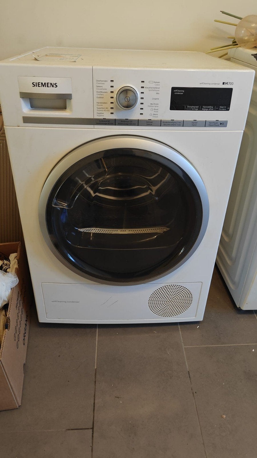 Droogkast Siemens, Elektronische apparatuur, Ophalen