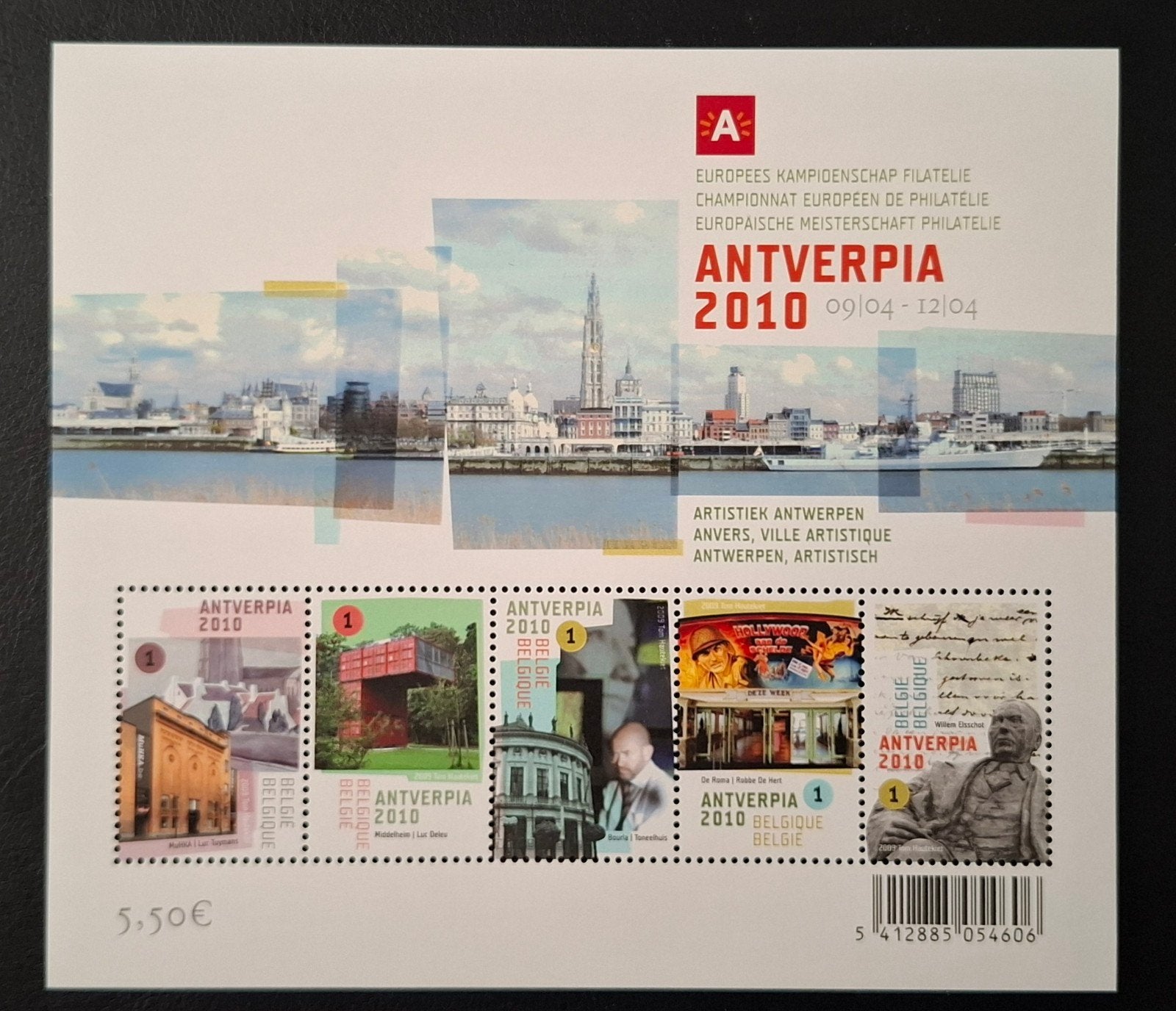 België: OBP 3904/08-BL169 ** Antverpia 2010 2009., Postzegels en Munten, Postzegels | Europa | België, Frankeerzegel, Ophalen of Verzenden