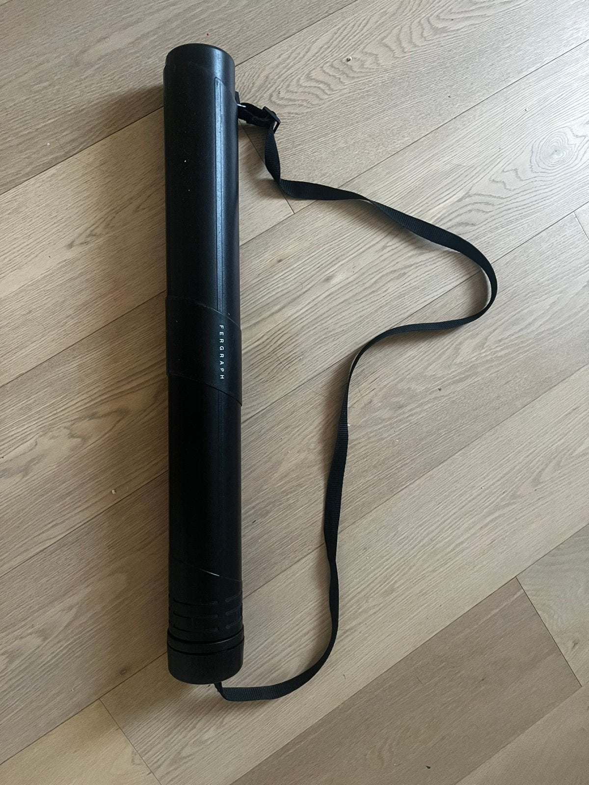 Tube télescopique noir, Enlèvement, Comme neuf, Plastique, Noir