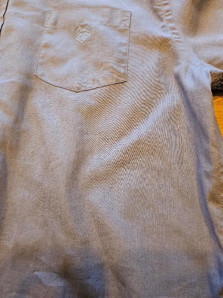 Te koop hemd met korte mouwen, Vêtements | Hommes, Chemises, Enlèvement ou Envoi, Comme neuf, Bleu, Haze&Finn